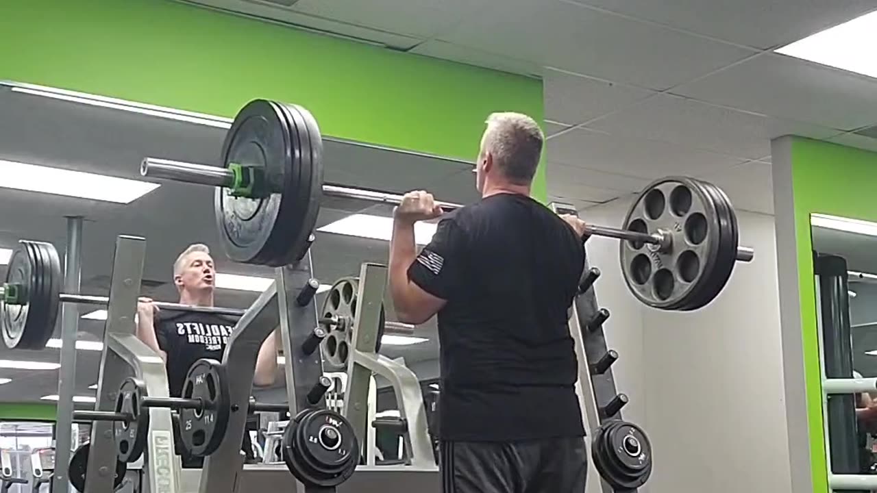 225 lb PR overhead press