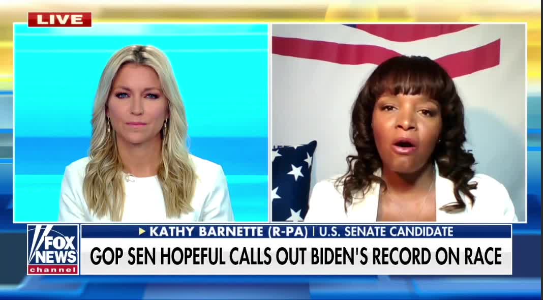 Kathy Barnette for U.S. Senate (R-PA) Excerpts From Fox News Interview