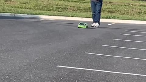 RC Car Crashes into Cameraman