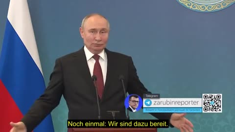 July 6, 2024....Pressekonferenz von Vladimir Putin in Astana auf der Shanghaier Organisation für Zusammenarbeit(SOZ)