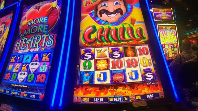 More Chilli And More Hearts Slot Machine Play Double Feature Low Roller Bonuses And Jackpots!