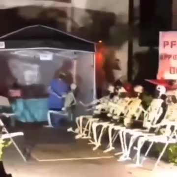 Pfizer vaccine clinic during halloween