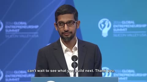 Sundar pichai ceo of Google eye opening speech he roast by her