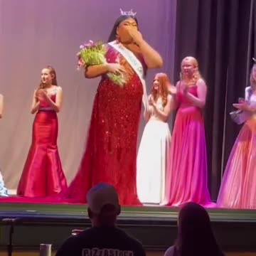 Fat Asian man wins beauty pageant and everyone claps
