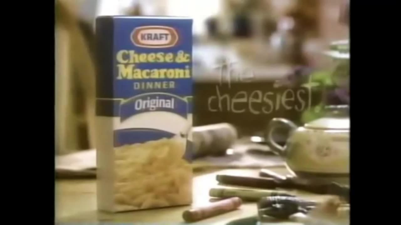 Kraft Cheese & Macaroni Dinner 'Hypnotize' TV Commercial - 1990 *New Find May 2023* Rare Video