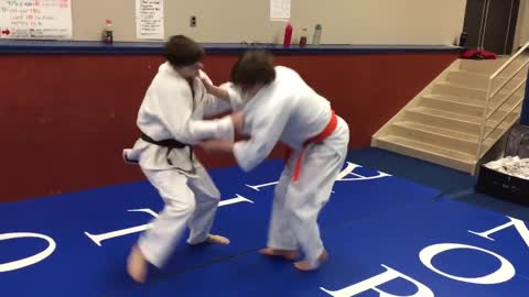 Chase and Kaleb Practicing Counters