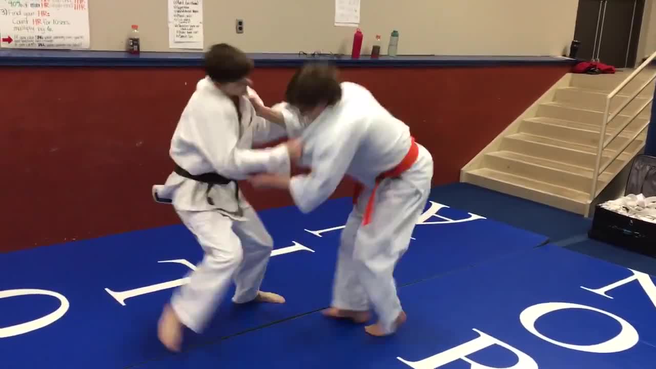 Chase and Kaleb Practicing Counters