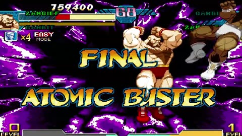 Marvel VS Capcom: Clash of Super Heroes [PS] Zangief vs Gambit