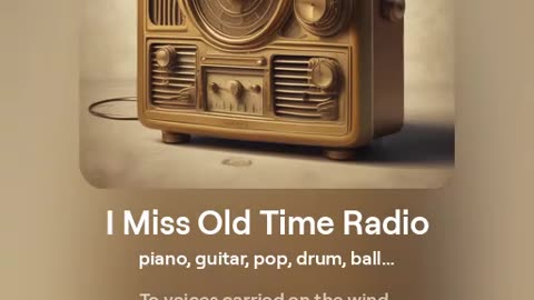 I Miss Old Time Radio