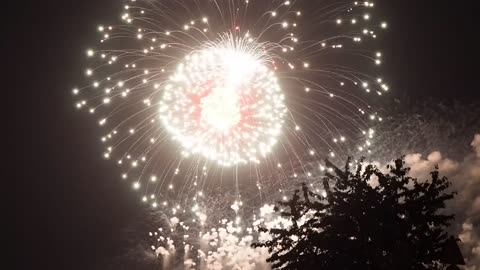 A Large Display Of Fireworks