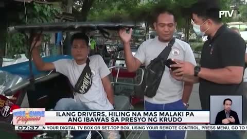 Ilang drivers, hiling na mas malaki pa ang ibawas sa presyo ng krudo