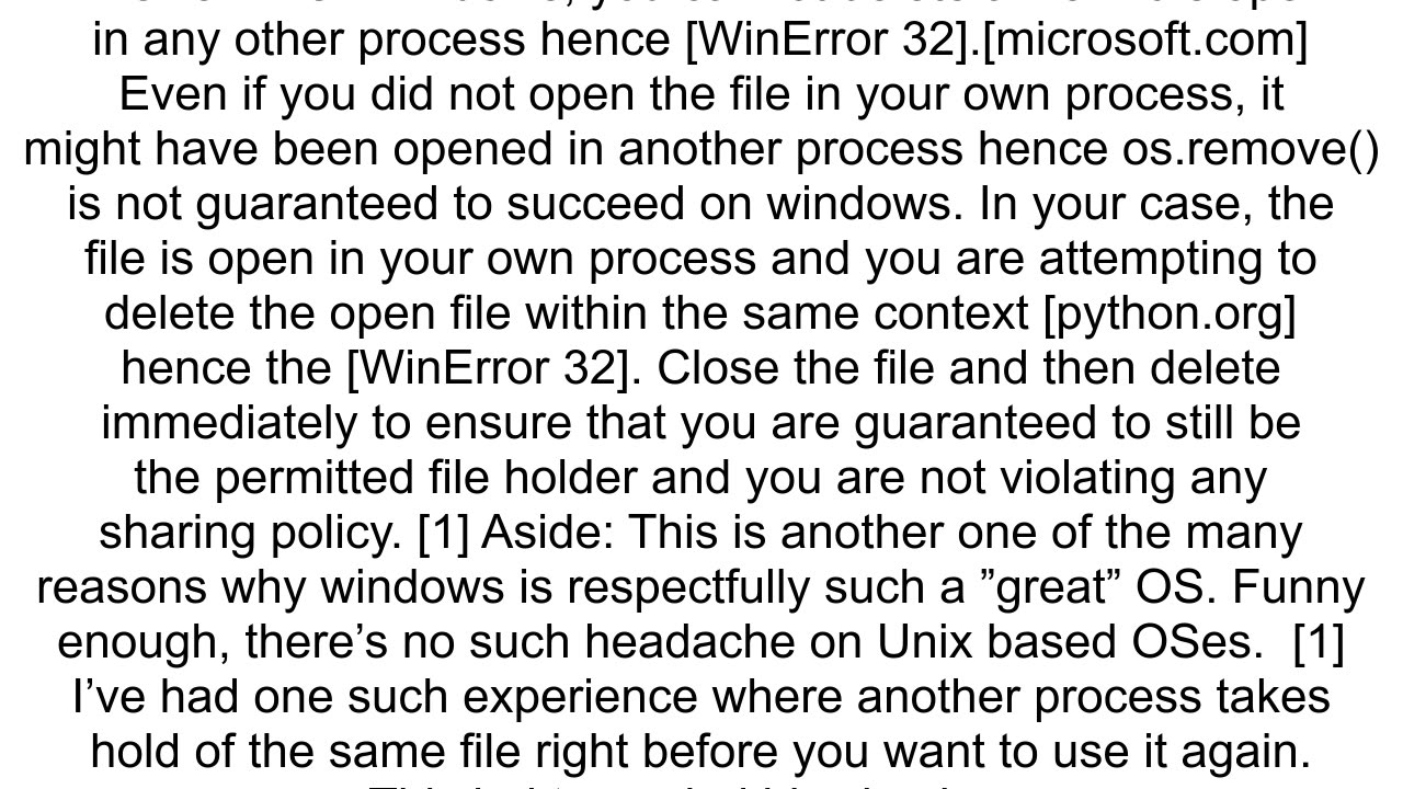 Getting error while deleting files from a folder using python script