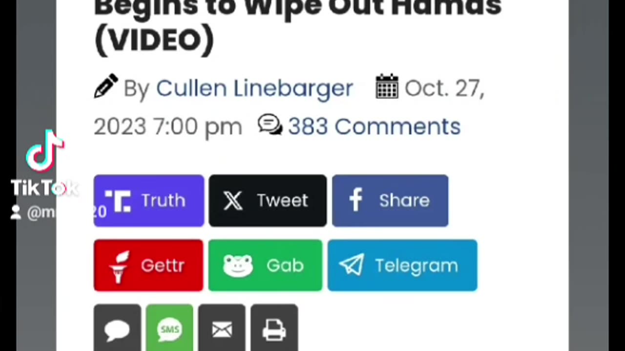 Isreal Starts Ground Invasion