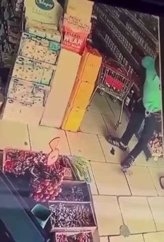 Security Gaurd SHOOTS himself in the foot