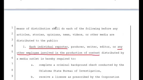 Oklahoma Senator Dahm Writes Anti Free Press Bill as a Larp in Response to Anti Gun Libtard Bills