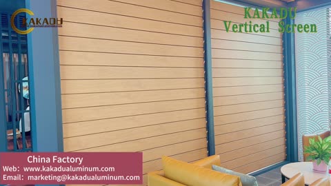 Kakadu Aluminum Vertical Screen Aluminum Screen Panels Vertical Screen Installation