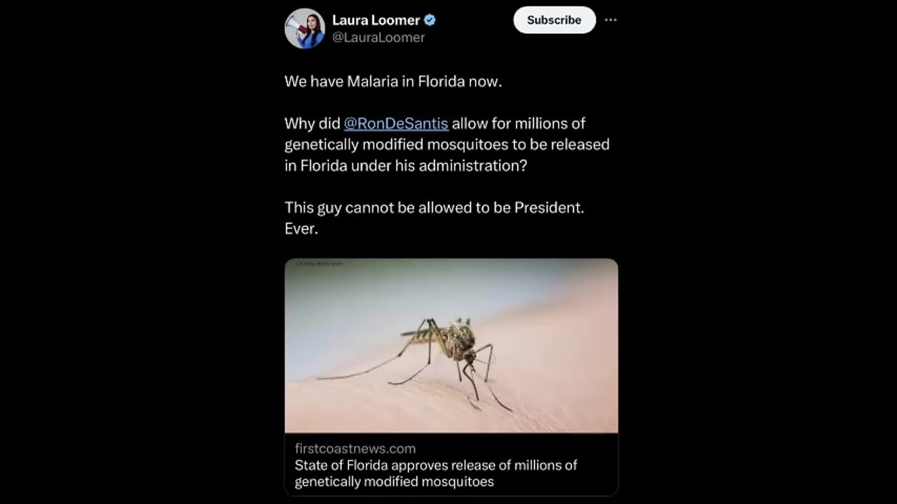 Rino Ron allowed GMO mosquitoes in Florida