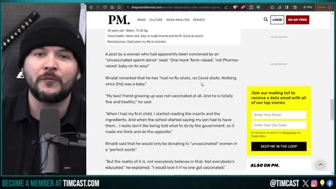 Women DEMAND UNVAXXED SPERM From Donors, Dudes Begin CHARGING MONEY For Their UnVaxed Genetic Matter