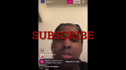 Top5 last IG live before getting arrested FLASHBACK
