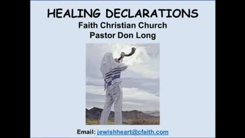 Healing Declarations