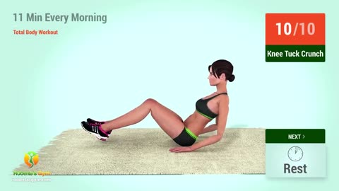 Do this workout every morning -11 minute total body