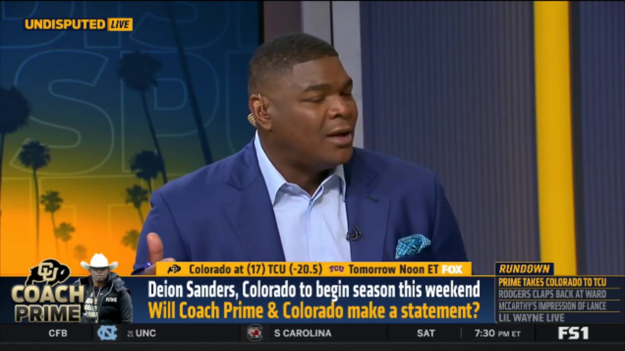 "Deion Sanders will make a STATEMENT!" - Skip "believes" Colorado will beat TCU in Wk 1