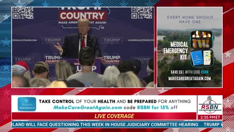 FULL SPEECH: President Donald J. Trump Set To Deliver Remarks In Maquoketa, Iowa - 9/20/23