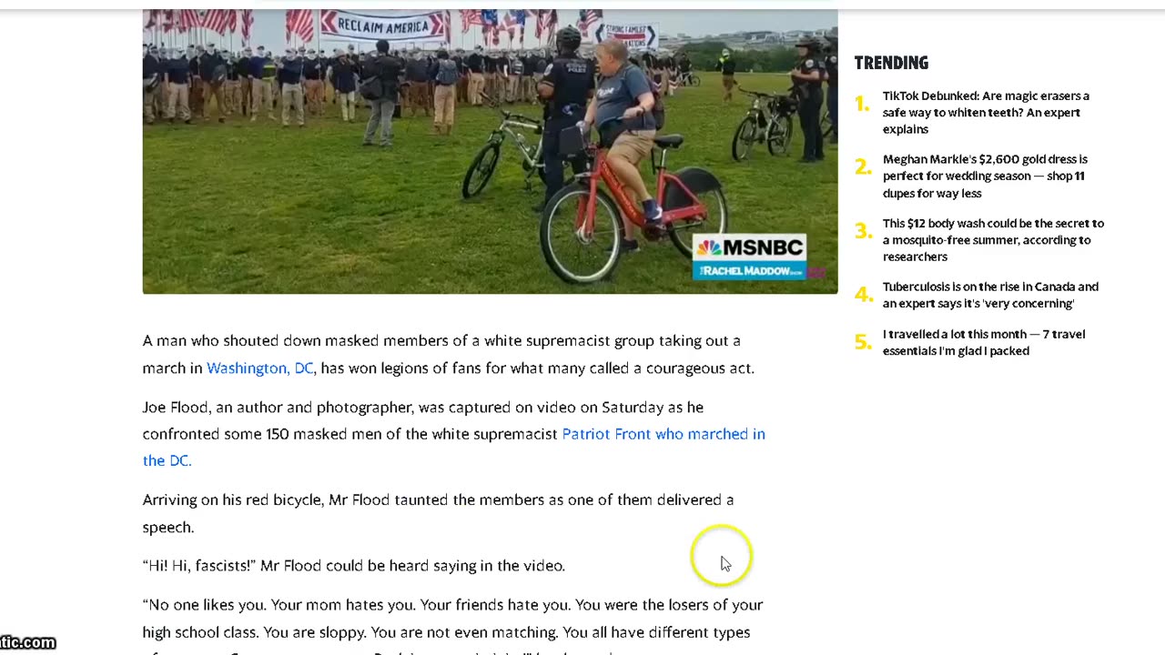 US agents posing as Patriots