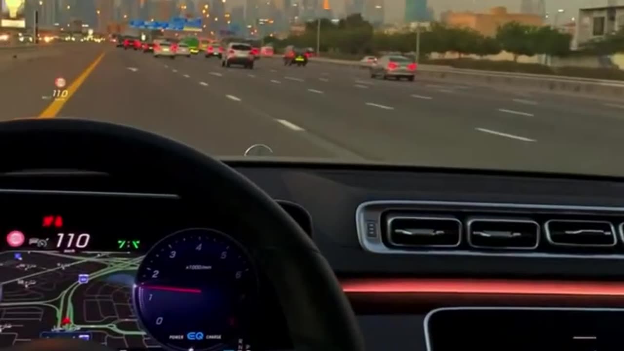 Dubai Driving With Mercedes