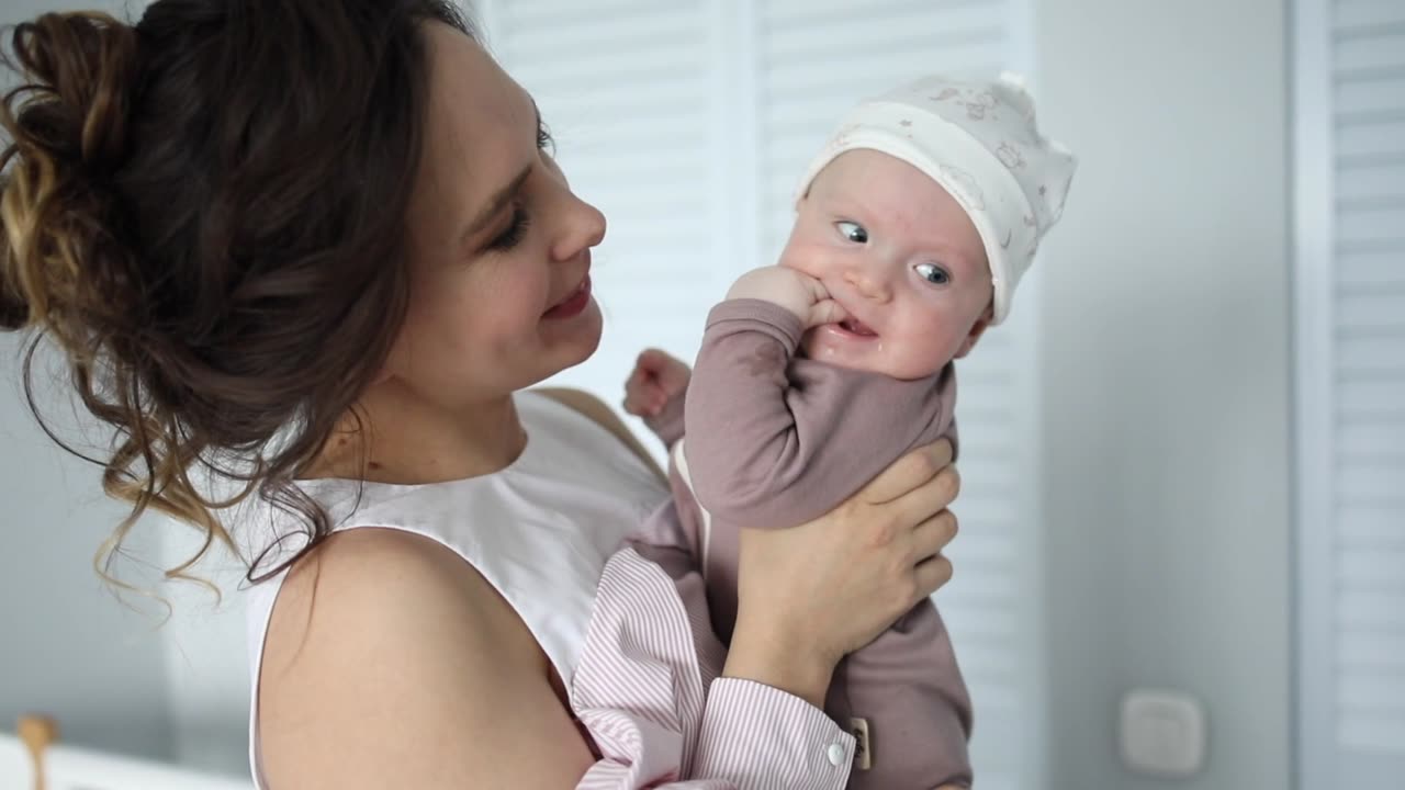 Mom Playing With Baby