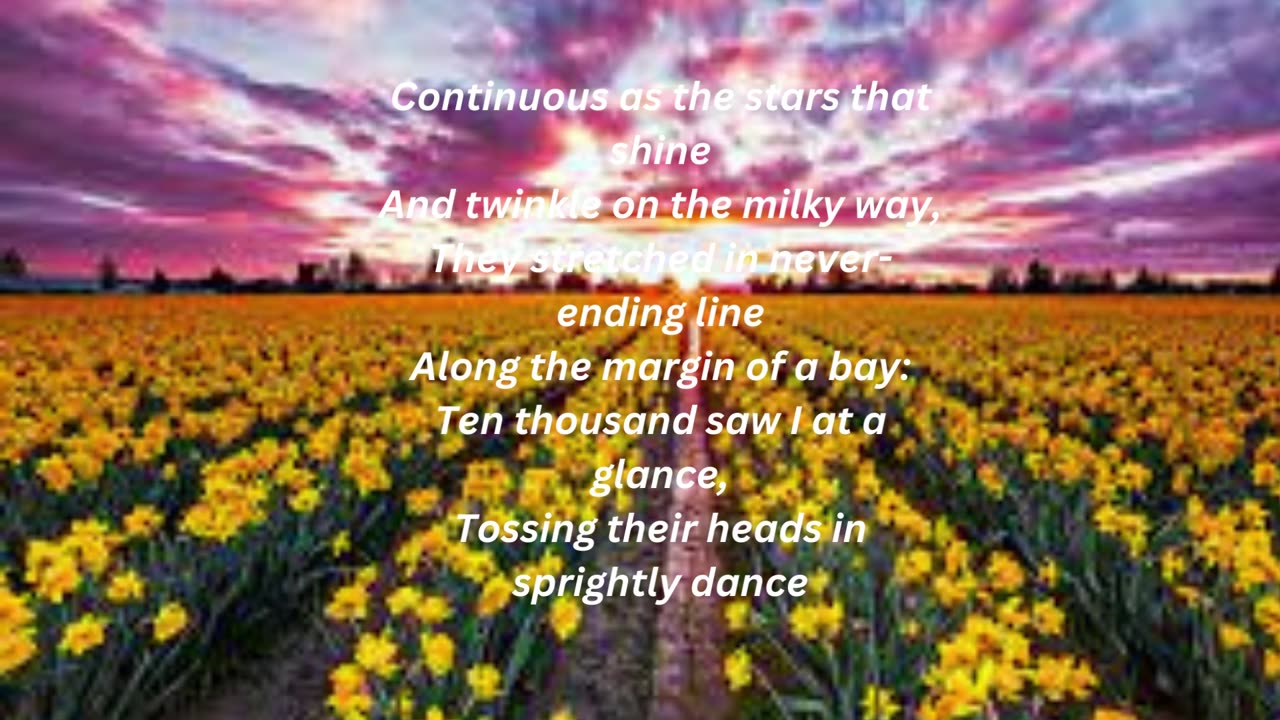 daffodils poem