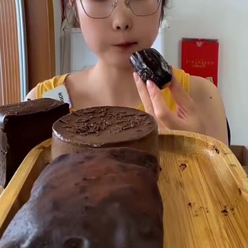 ASMR Satisfying Chocolate Desserts Party #asmr #shorts #eating #food #yummy #mukbang #satisfying