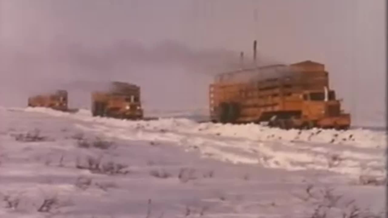 Mack Trucks building the Dew Line