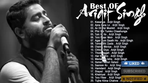 Arijit Singh Hindi Soulful Melodious Songs Juke Box