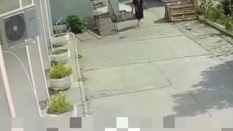 A video of the consequences of the attack on the police HQ in Enerhodar.