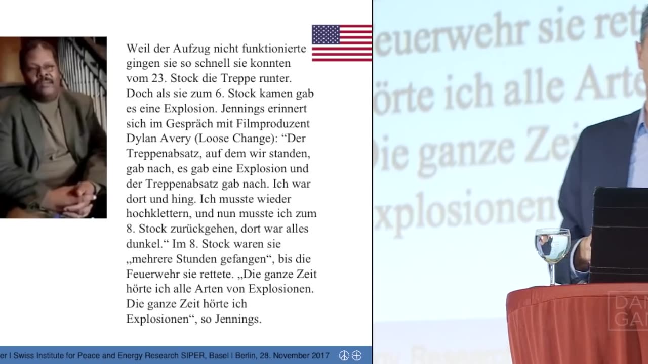 Dr. Daniele Ganser: WTC7: Feuer oder Sprengung?