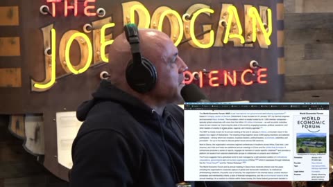 Joe Rogan Rips Klaus Schwab And The World Economic Forum