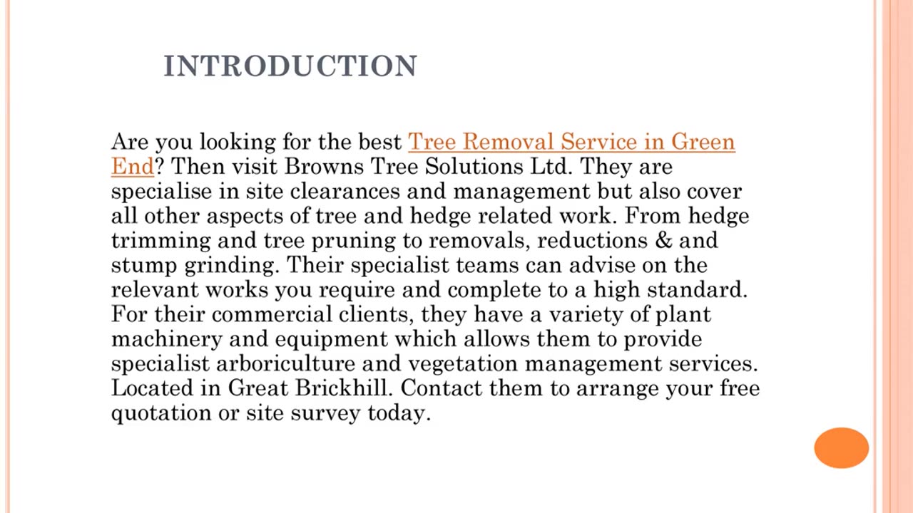 Best Tree Removal Service in Green End