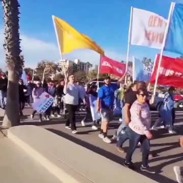 LOVING THAT BIG, BEAUTIFUL MARCH FOR JESUS IN CALI!!!😍😍😍