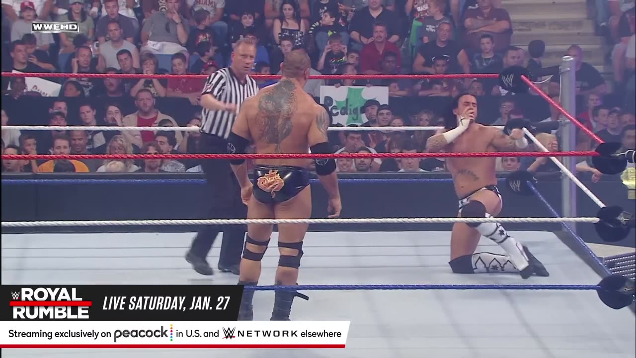 FULL MATCH CM PUNK VS BATISTA WORLD HEAVYWEIGHT TITLE MATCH WWE GREAT AMERICAN BASH 2008