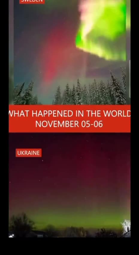 Unusual Auroras across Europe these days. Different kind of storm is upon us.