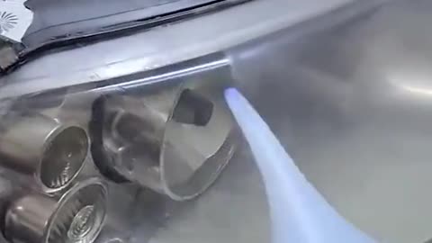 Car headlights restoration