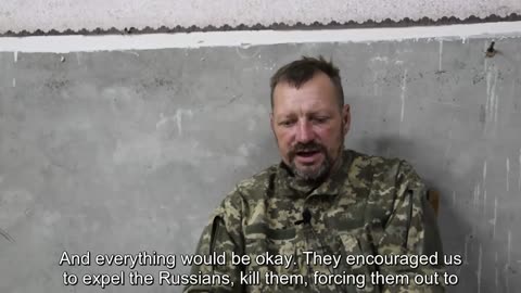 🏳️ Captured Ukrainian POW: 'The commanders were somewhere in the rear area'