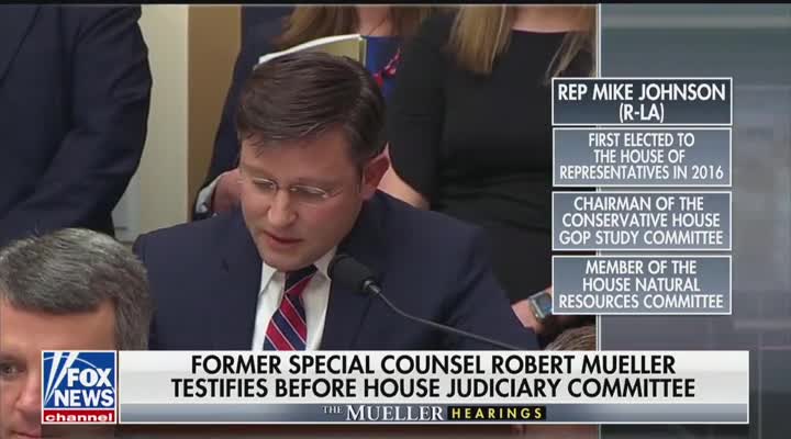 Hearing: Johnson Mr. Mueller your report does not conclude that impeachment would be appropriate