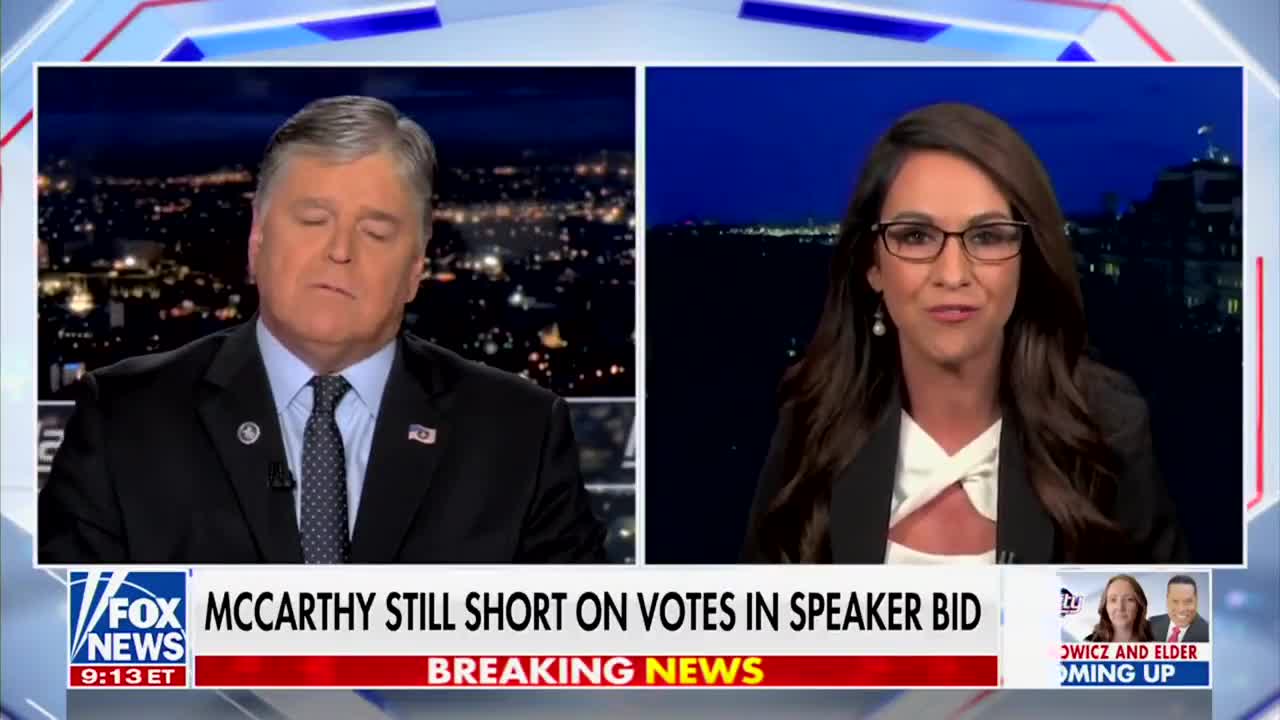 Sean Hannity GRILLS Rep. Lauren Boebert on resisting the mainstream