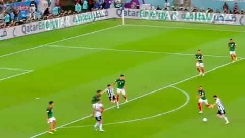 Morocco's first goal against Belgium