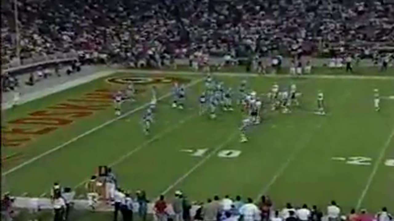 1991-09-01 Detroit Lions vs Washington Redskins Part 1