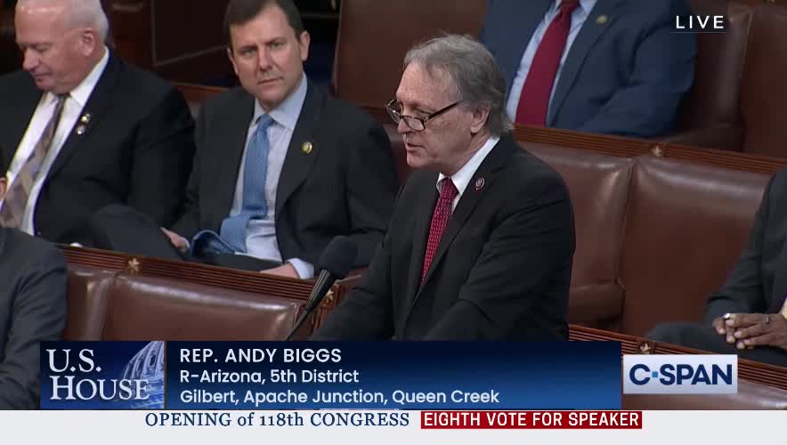 Rep. Andy Biggs: "The Left has captured virtually every institution."