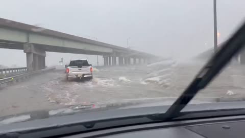 traveling along the Causeway just before it was shut down. Mobile
