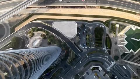 "A Mirror Perspective: Downtown Dubai & the Iconic Burj Khalifa" City in Reflection: